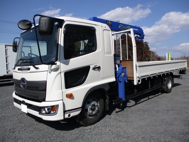 日野 レンジャー 平ボディ・クレーン付 平成30年式 2KG-FD2ABA｜画像1