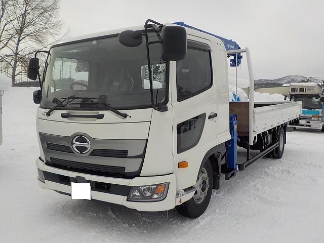 日野 レンジャー 平ボディ・クレーン付 平成30年式 2KG-FD2ABA｜画像1