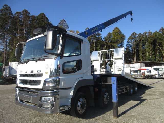 三菱ふそう スーパーグレート 重機運搬車 平成26年式 QKG-FS50VZ｜画像1