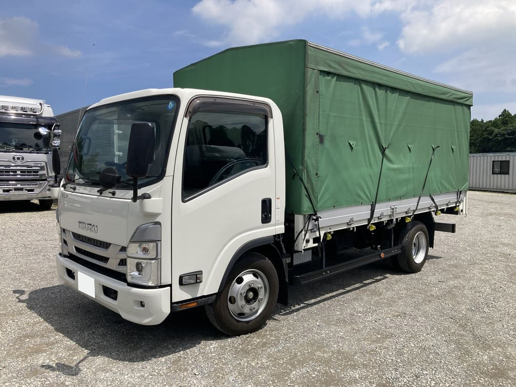 いすゞ エルフ 平ボディ 令和03年式 2RG-NPR88N｜画像1