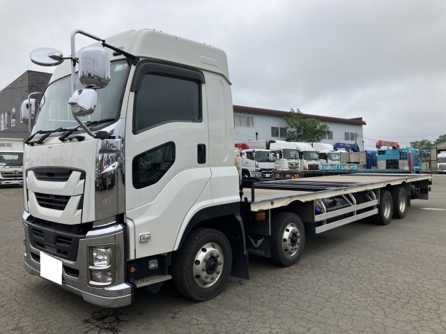 いすゞ ギガ 平ボディ 平成30年式 QKG-CYJ77BA｜画像1