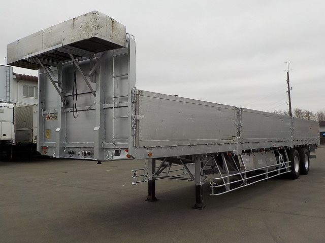 ユソーキ  アオリ付・フラット・ダンプトレーラー 平成12年式 YFS2203｜画像1