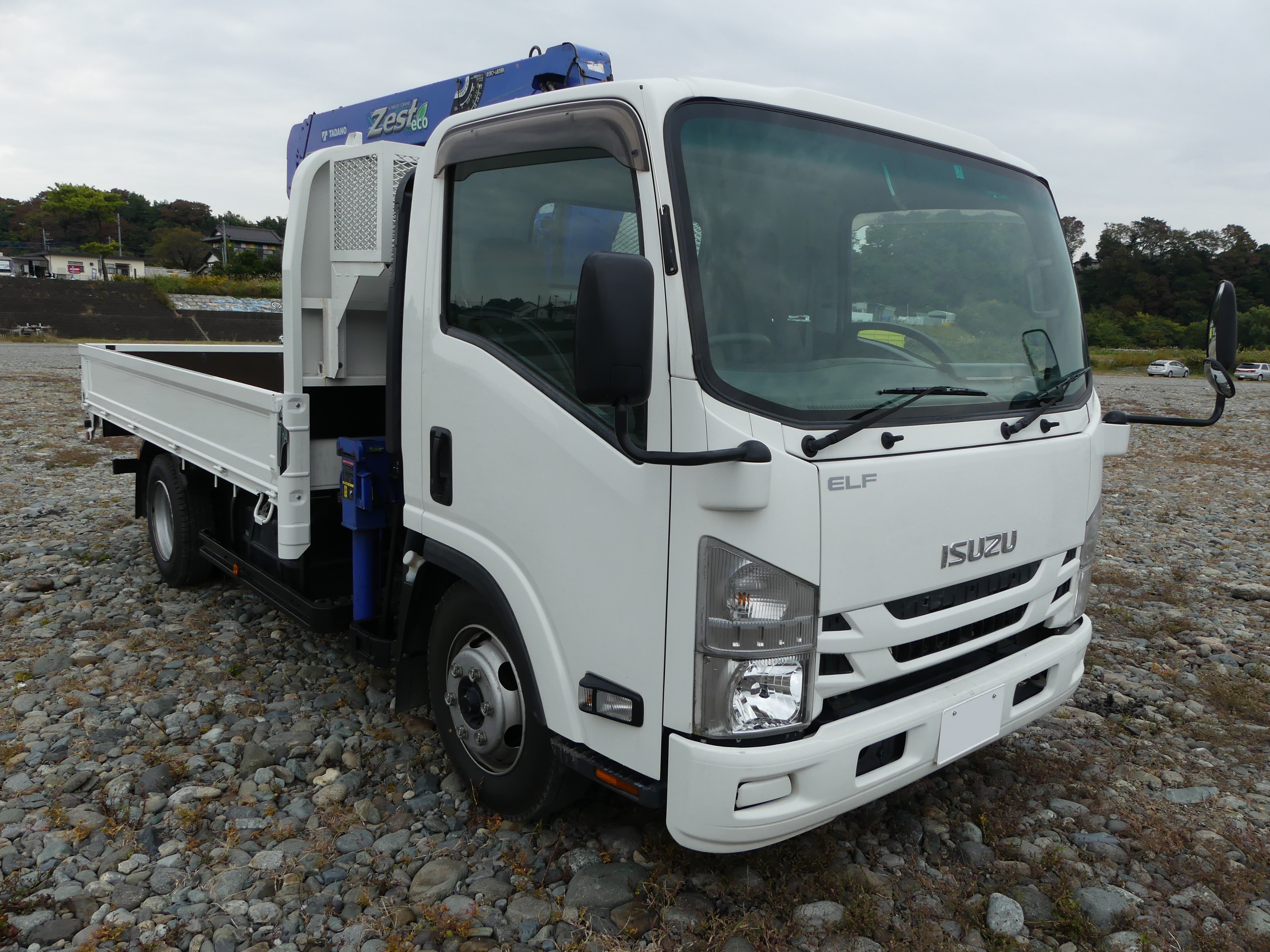 いすゞ エルフ クレーン付 平成30年式 TPG-NKR85R｜画像1