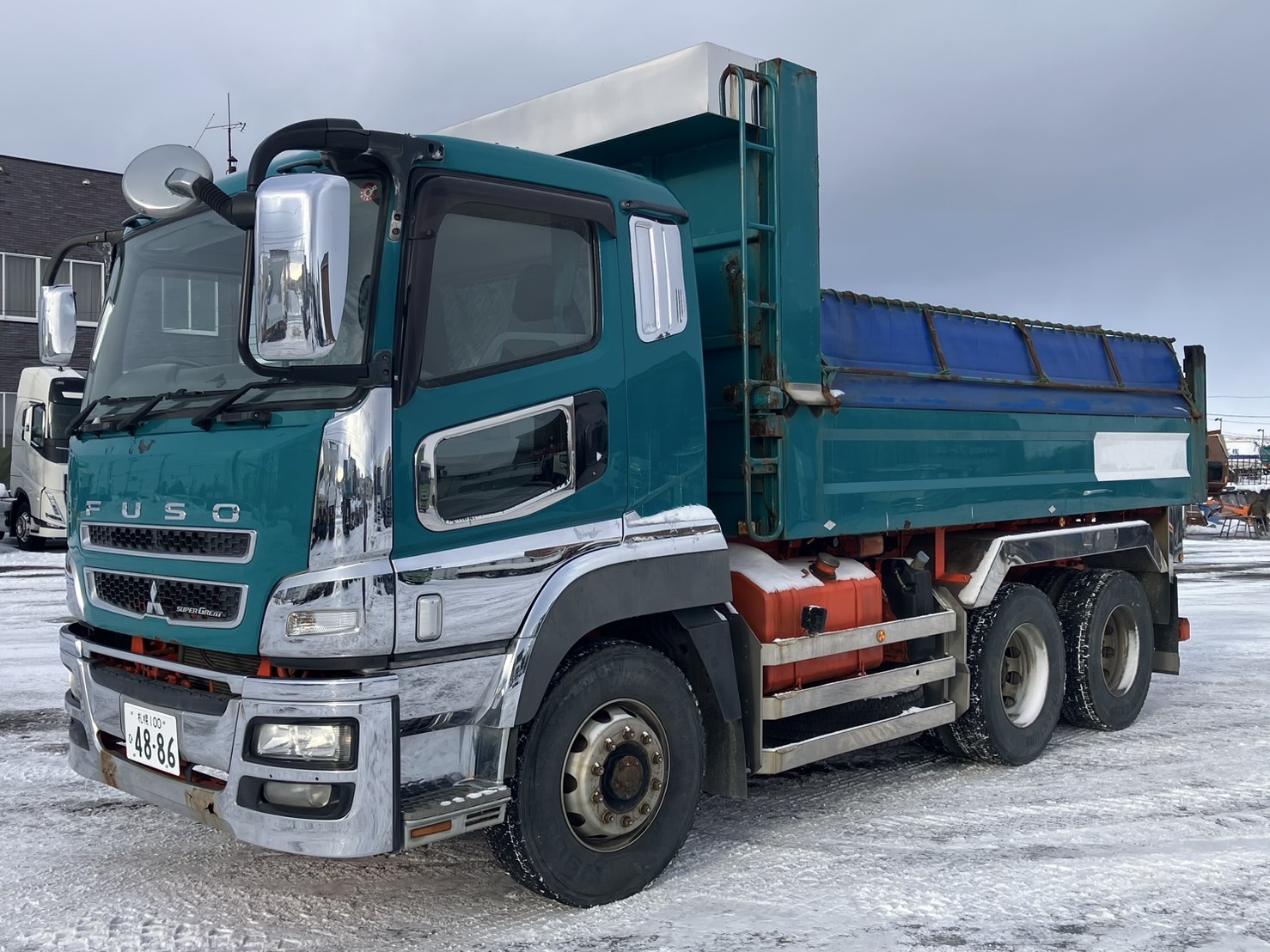 三菱ふそう スーパーグレート ダンプ 平成26年式 QKG-FV50VX｜画像1