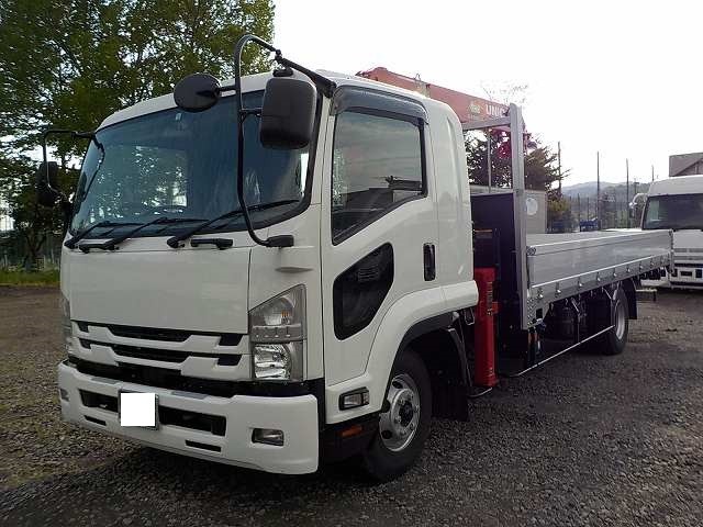 いすゞ フォワード 平ボディ・クレーン付 平成30年式 2RG-FRR90S2｜画像1