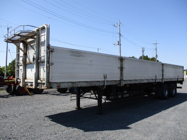 ユソーキ  アオリ付・フラット・ダンプトレーラー 平成13年式 YFS2204｜画像1