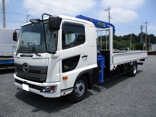 日野 レンジャー 平ボディ・クレーン付 令和01年/平成31年式 2KG-FD2ABA｜画像1