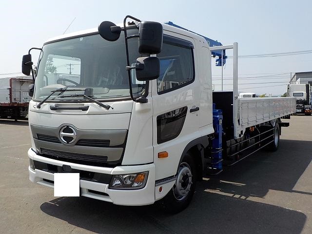 日野 レンジャー 平ボディ・クレーン付 平成30年式 2PG-FE2ABA｜画像1