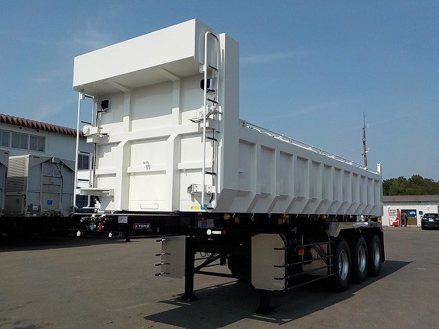 国内・その他 国産車その他 アオリ付・フラット・ダンプトレーラー 令和01年/平成31年式 TF36H2C3改｜画像1