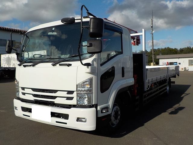 いすゞ フォワード 平ボディ・クレーン付 令和01年/平成31年式 2RG-FTR90V2｜画像1