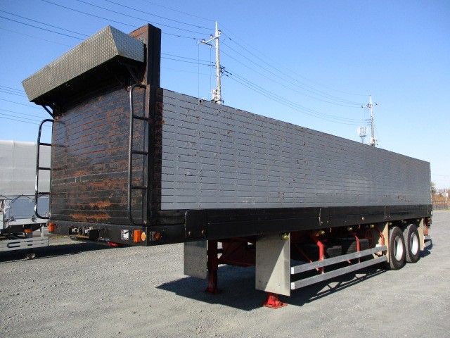 トレールモービル  アオリ付・フラット・ダンプトレーラー 平成07年式 PFB234AB｜画像1