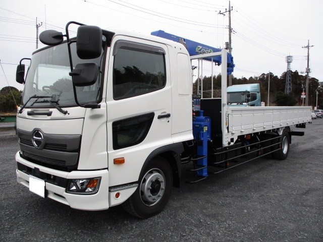 日野 レンジャー 平ボディ・クレーン付 令和01年/平成31年式 2PG-FE2ABA｜画像1