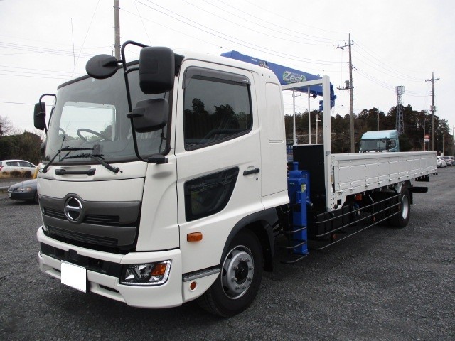 日野 レンジャー 平ボディ・クレーン付 令和01年/平成31年式 2PG-FE2ABA｜画像1