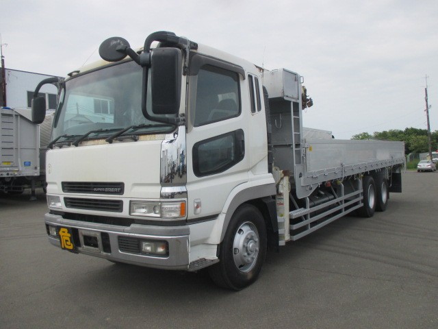 三菱ふそう スーパーグレート 平ボディ・クレーン付 平成16年式 KL-FV50MTZ｜画像1