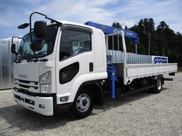 いすゞ フォワード 平ボディ・クレーン付 令和01年/平成31年式 2RG-FRR90S2｜画像1