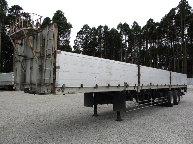 トレールモービル  アオリ付・フラット・ダンプトレーラー 平成08年式 PFB23901改｜画像1