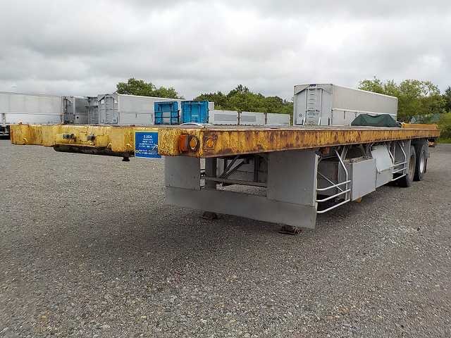 トレールモービル  アオリ付・フラット・ダンプトレーラー 平成07年式 PFB24101｜画像1