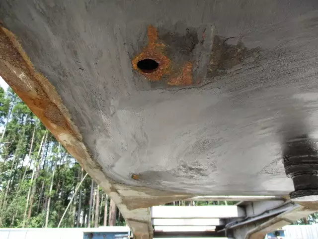 平成07年06月中古大型コンテナシャーシー日本フルハーフフルハーフの画像14