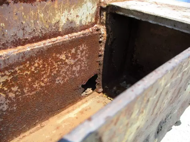 平成07年06月中古大型コンテナシャーシー日本フルハーフフルハーフの画像15