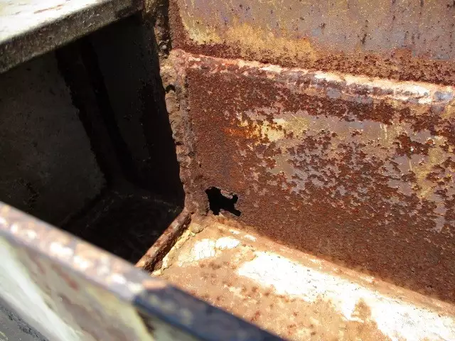 平成07年06月中古大型コンテナシャーシー日本フルハーフフルハーフの画像16