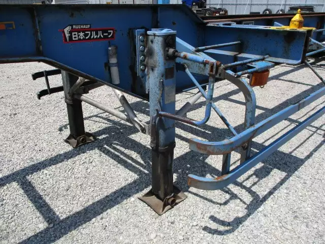 平成07年06月中古大型コンテナシャーシー日本フルハーフフルハーフの画像20