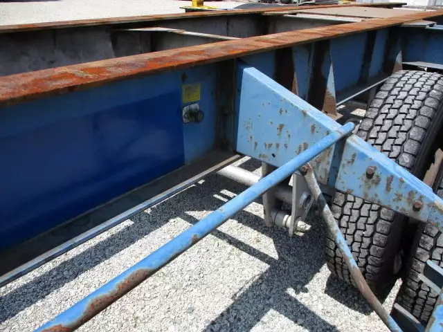 平成07年06月中古大型コンテナシャーシー日本フルハーフフルハーフの画像23