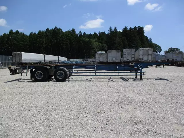 平成07年06月中古大型コンテナシャーシー日本フルハーフフルハーフの画像4