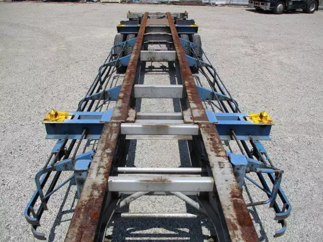 平成07年06月中古大型コンテナシャーシー日本フルハーフフルハーフの画像47