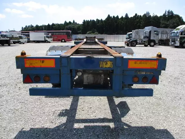 平成07年06月中古大型コンテナシャーシー日本フルハーフフルハーフの画像7