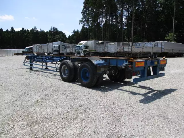 平成07年06月中古大型コンテナシャーシー日本フルハーフフルハーフの画像8