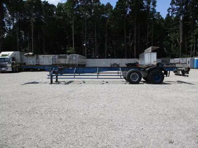 平成07年06月中古大型コンテナシャーシー日本フルハーフフルハーフの画像9