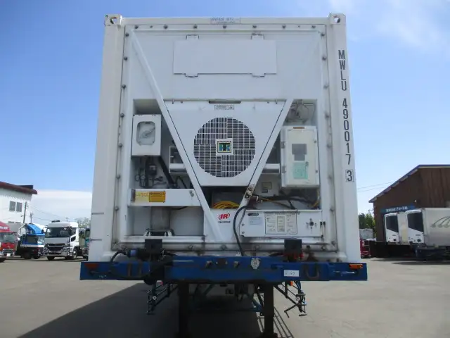 40FT2軸冷凍コンテナシャシSET　リーフサス　積載24,000㎏の画像2