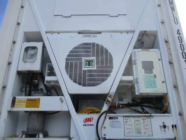 40FT2軸冷凍コンテナシャシSET　リーフサス　積載24,000㎏の画像15