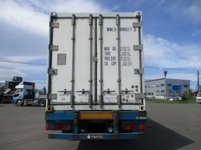 40FT2軸冷凍コンテナシャシSET　リーフサス　積載24,000㎏の画像6