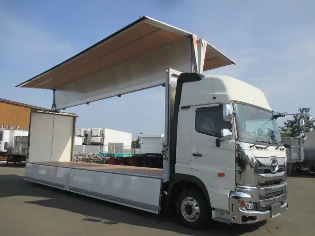 【車検付】日野　4軸低床アルミウイング　寒冷地仕様‼　ハイルーフ　MT7速　380馬力　積載：13,900kgの画像55