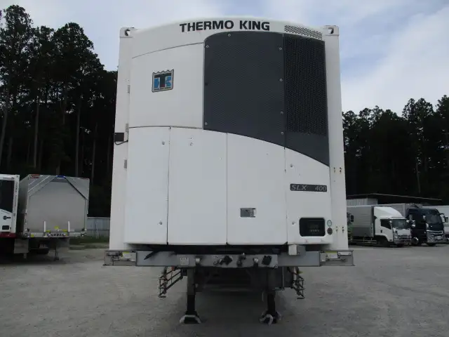 車検付：令和7年7月30日　平成27年 東邦40FT3軸コンテナシャシ（スーパーシングル エアサス）+冷凍コンテナSET　積載：29,900㎏　第五輪：11,030㎏以上　エアサスの画像2