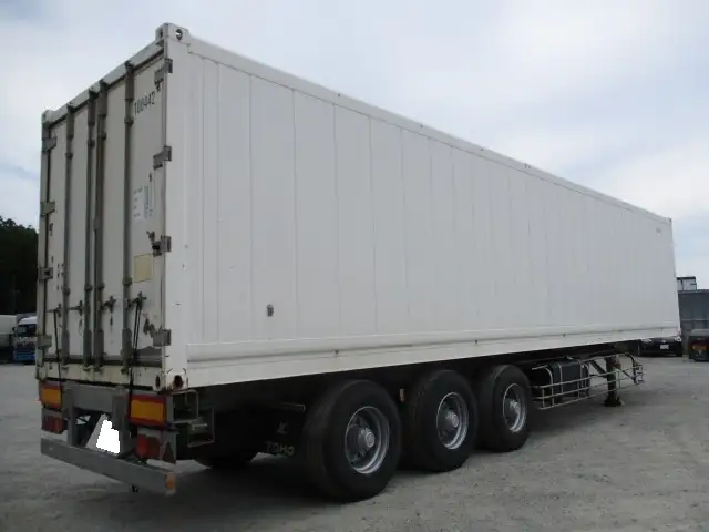 車検付:令和7年7月30日 平成27年 東邦40FT3軸コンテナシャシ(スーパーシングル エアサス)+冷凍コンテナSET 積載:29,900㎏ 第五輪:11,030㎏以上 エアサスの画像5