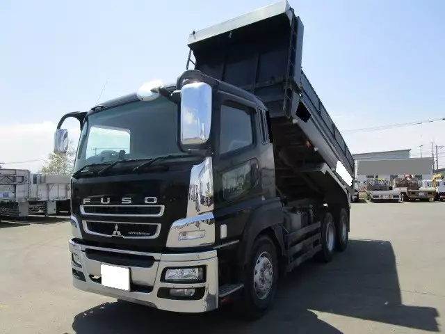 平成24年11月中古大型ダンプ三菱ふそうスーパーグレートの画像1