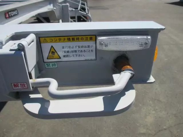 【予備権付:令和3年7月13日まで】未使用車 東邦 40FT3軸コンテナシャシ リーフサス 積載:30,480kg 第五輪:10,760kg以上の画像16
