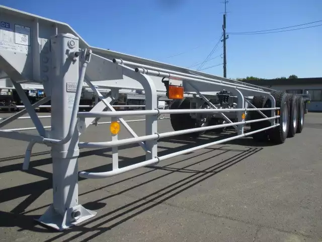 【予備権付:令和3年7月13日まで】未使用車 東邦 40FT3軸コンテナシャシ リーフサス 積載:30,480kg 第五輪:10,760kg以上の画像10