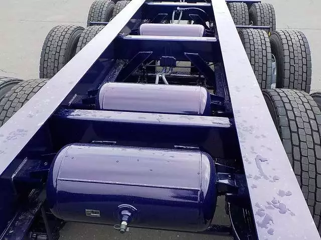 東邦 40FT3軸コンテナシャシ リーフサス 積載:30,480kg 第五輪荷重:10,770kg以上の画像25