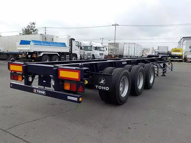 東邦 40FT3軸コンテナシャシ リーフサス 積載:30,480kg 第五輪荷重:10,770kg以上の画像4