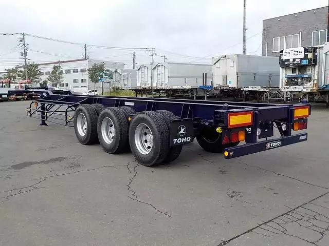 東邦 40FT3軸コンテナシャシ リーフサス 積載:30,480kg 第五輪荷重:10,770kg以上の画像6