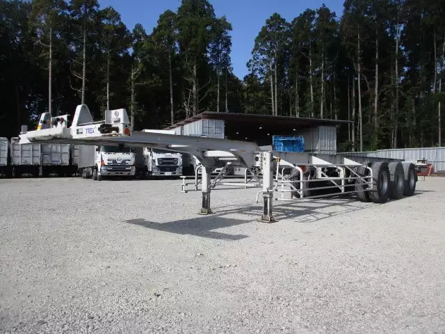 40FTコンテナシャシ 3軸リーフサス 積載30,480㎏ 第五輪10,920㎏以上の画像1