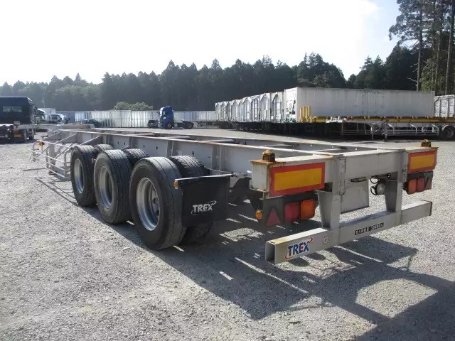 40FTコンテナシャシ 3軸リーフサス 積載30,480㎏ 第五輪10,920㎏以上の画像7