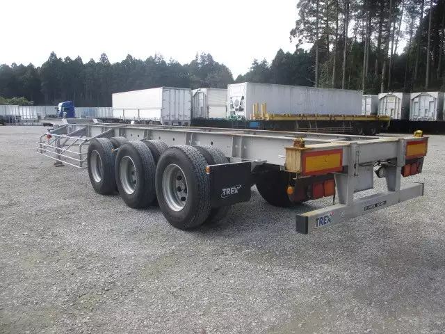 40FTコンテナシャシ 3軸リーフサス 積載30,480㎏ 第五輪10,920㎏以上の画像7