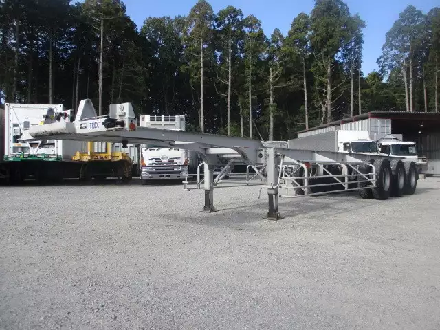 40FTコンテナシャシ 3軸リーフサス 積載30,480㎏ 第五輪10,920㎏以上の画像1