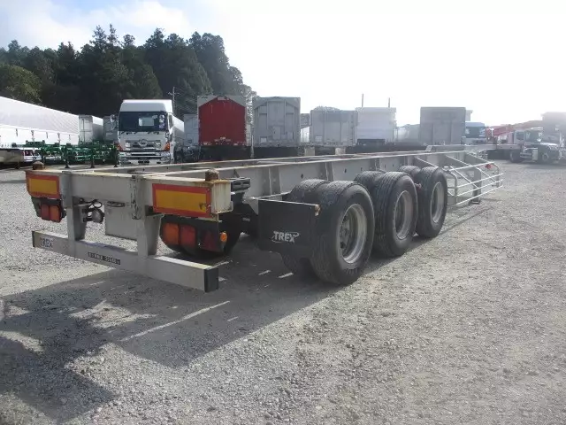 40FTコンテナシャシ 3軸リーフサス 積載30,480㎏ 第五輪10,920㎏以上の画像5