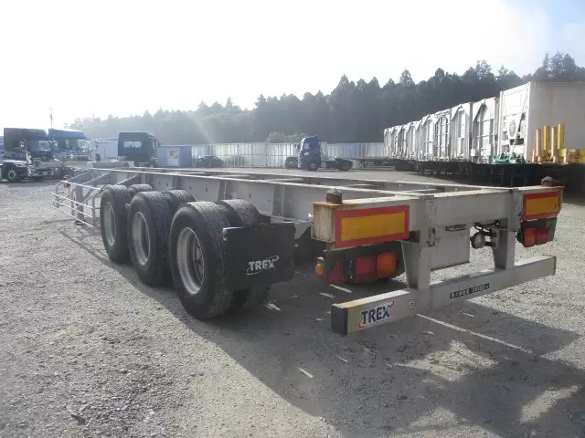 40FTコンテナシャシ 3軸リーフサス 積載30,480㎏ 第五輪10,920㎏以上の画像7