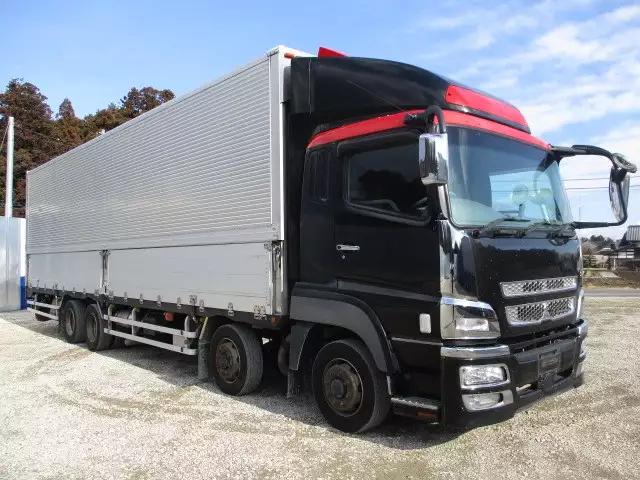 平成26年10月中古大型アルミバン・ウィング三菱ふそうスーパーグレートの画像3